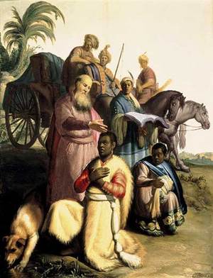 St. Philip and the Ethiopian, by an unknown artist.