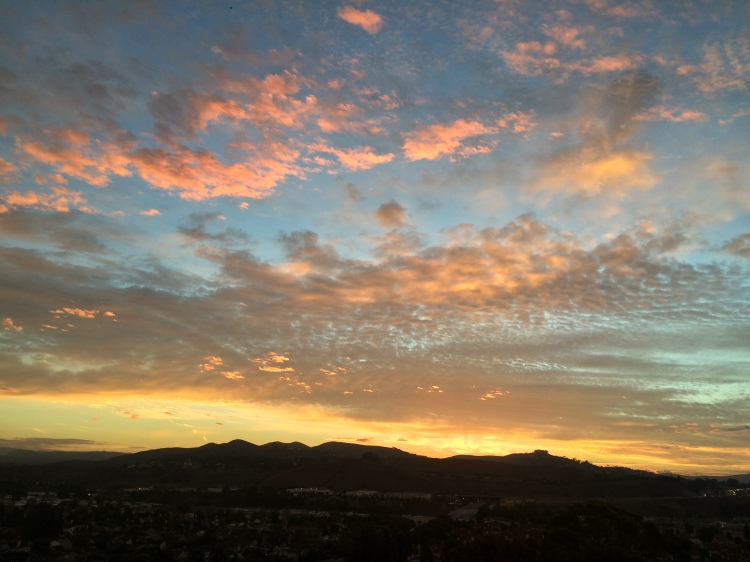 Dawn, Monday morning, Dana Point, California. (Katrina Soto)